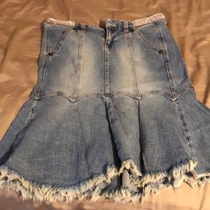 Allan B skirt from South Coast Plaza store paid $300